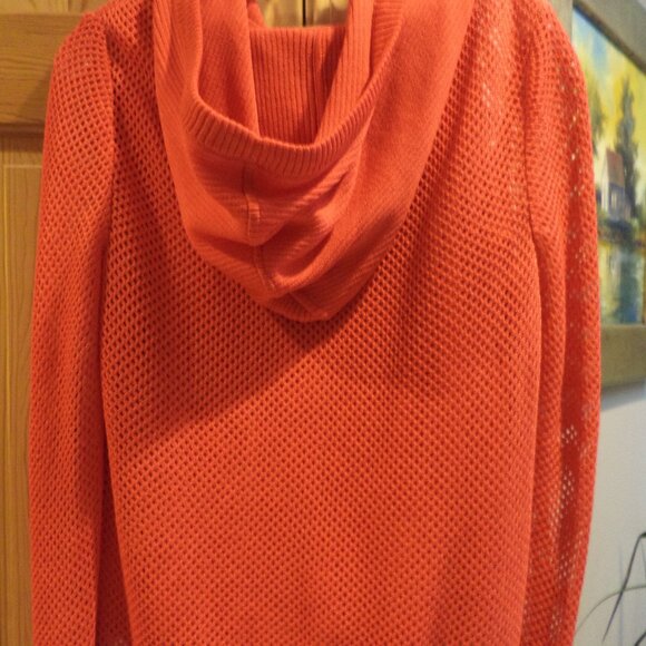 St. John Zip Hooded Jacket with Tank~Red See-thru, Long sleeves, Full Zip Size:M - Picture 6 of 15